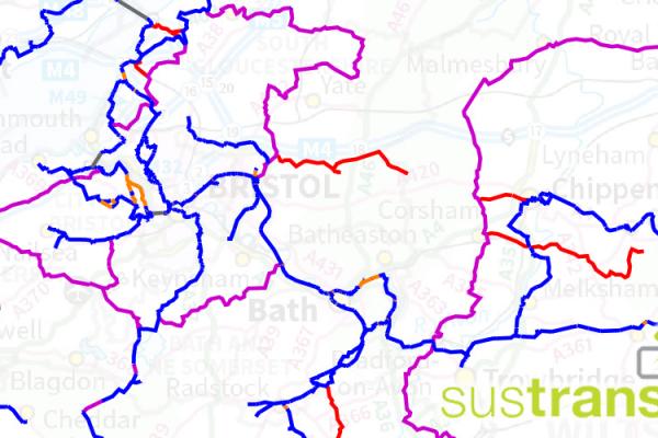 Sustrans Cycle Routes